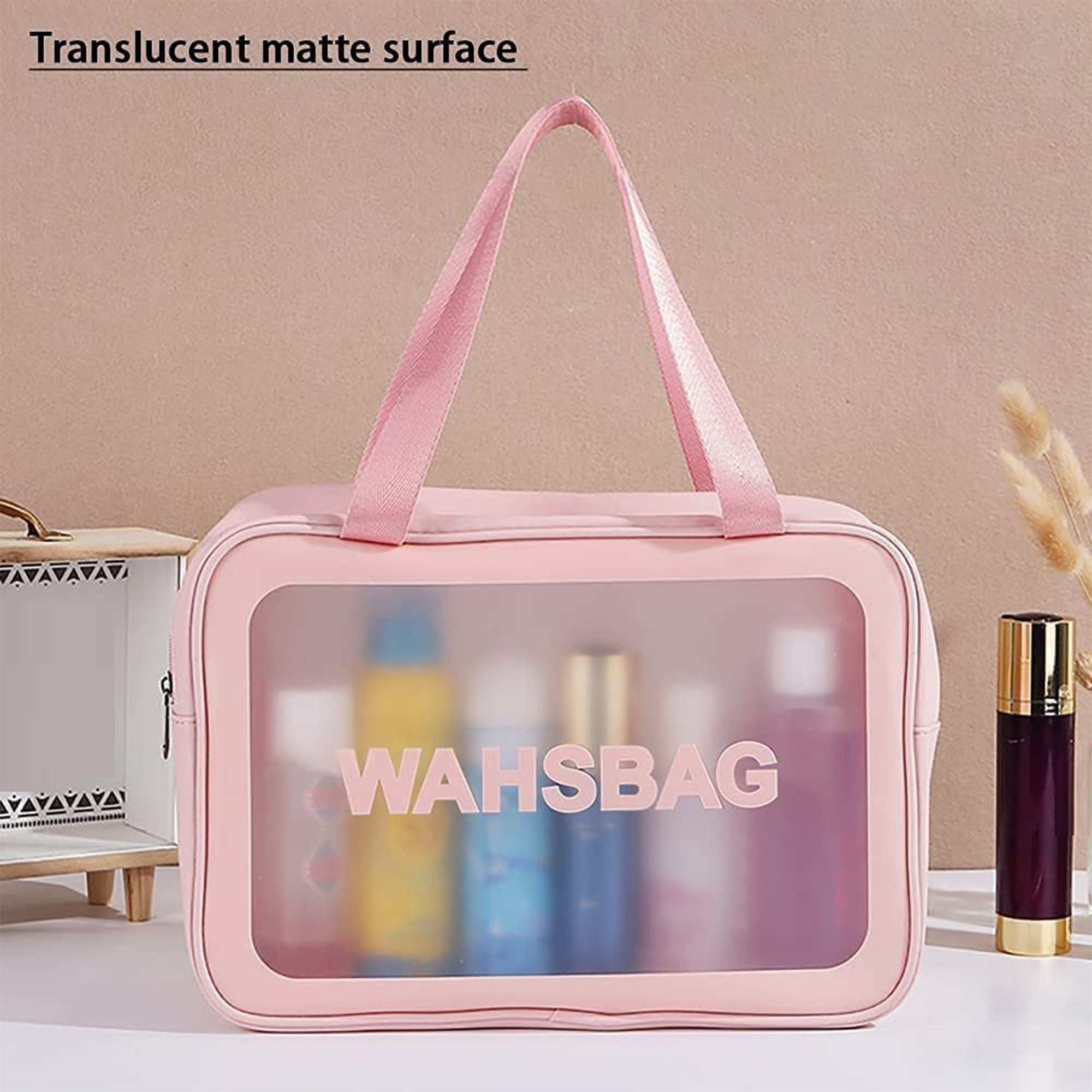 Travel Makeup Pouch Set Toiletries Bag Cosmetic Organizer Pouch