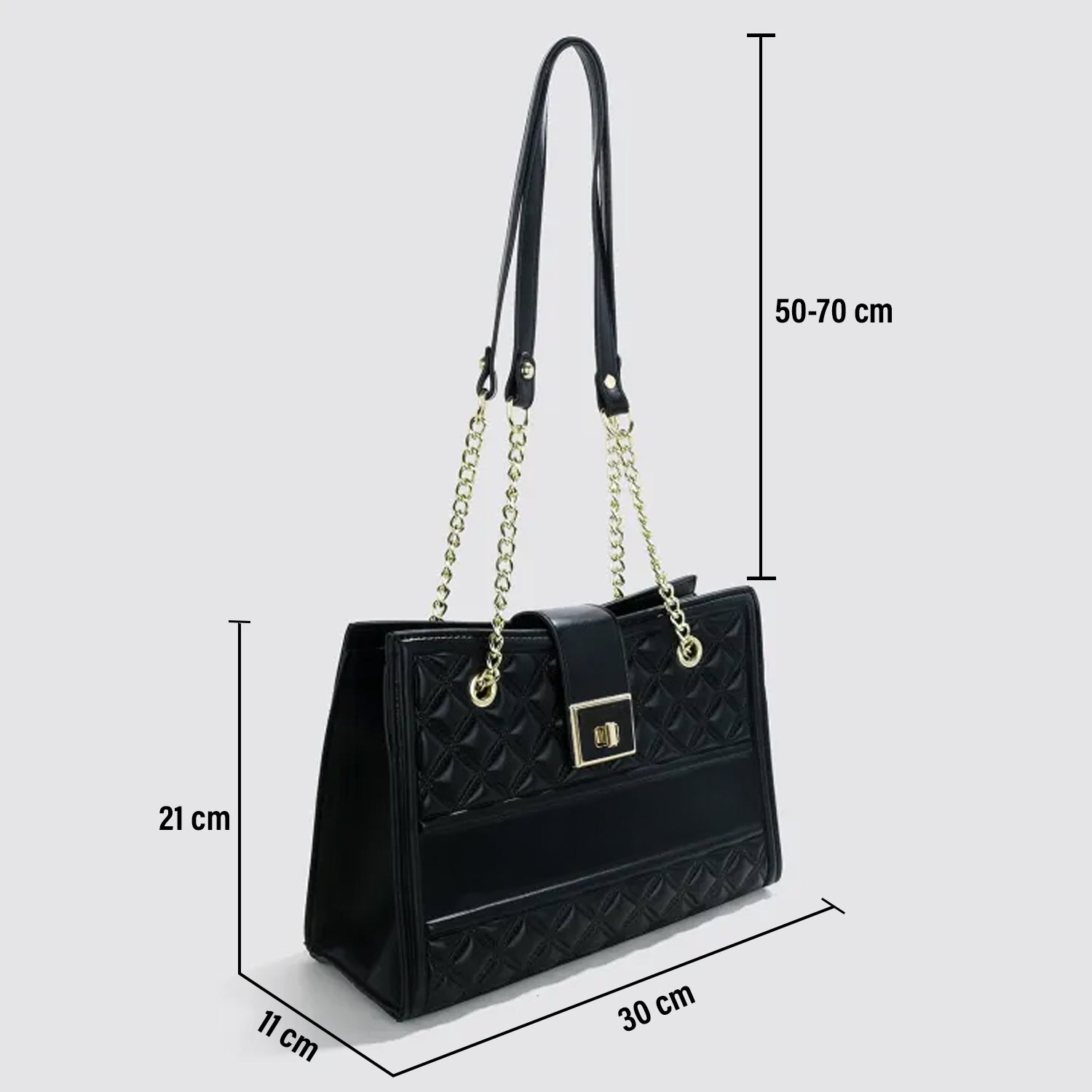 Diamond Chain Shoulder Bag