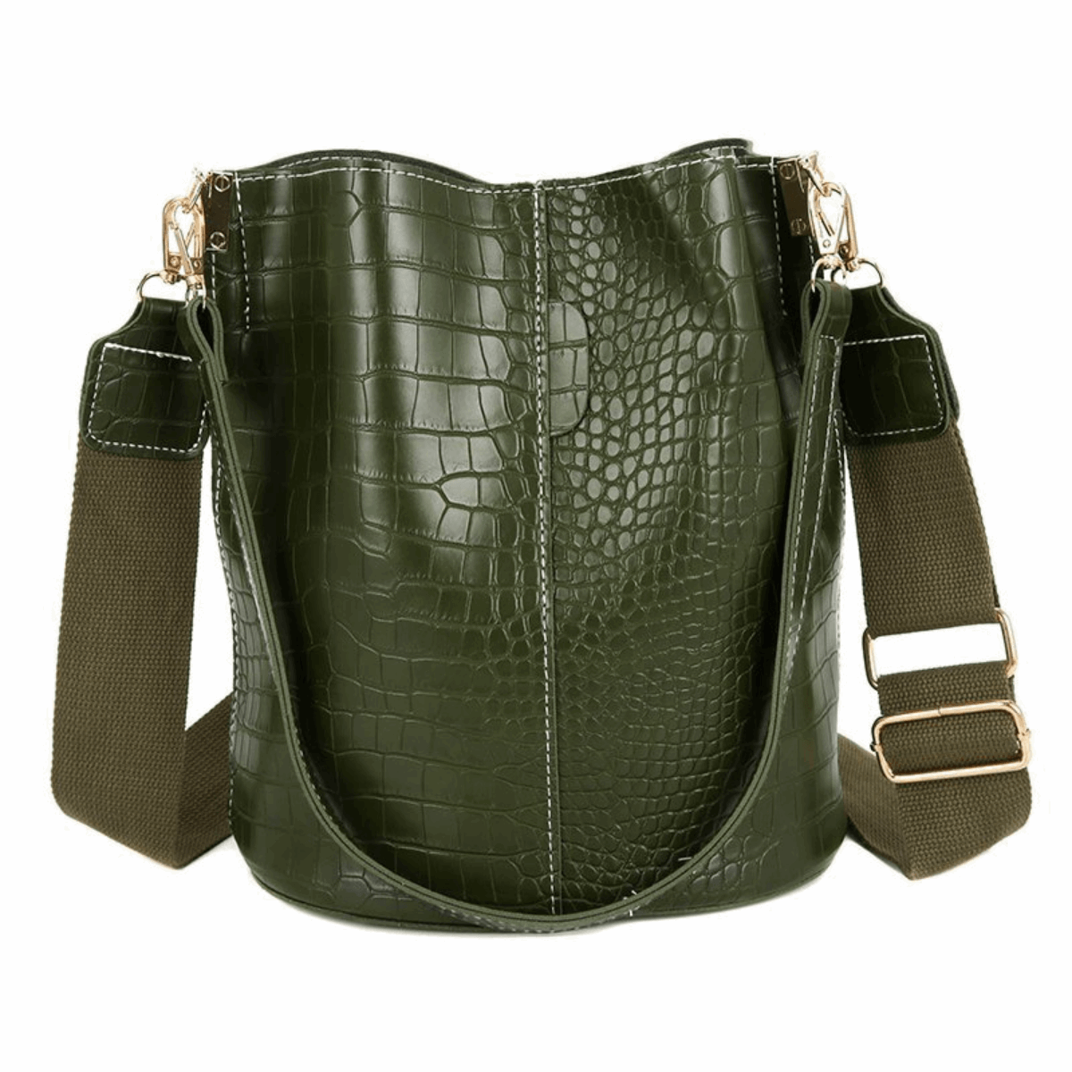 Brick Pattern Hobo Handbag - INKMILAN