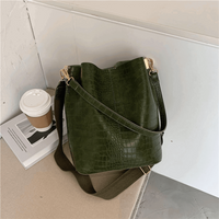 Thumbnail for Brick Pattern Hobo Handbag - INKMILAN