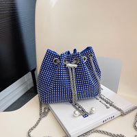 Thumbnail for Rhinestone Clutch Pearl Handbag