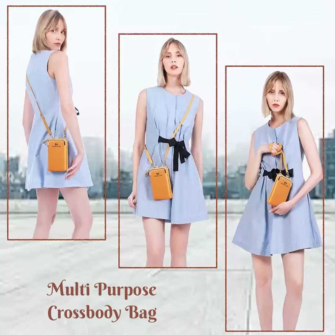 Crossbody & Cosmetics Bag Combo