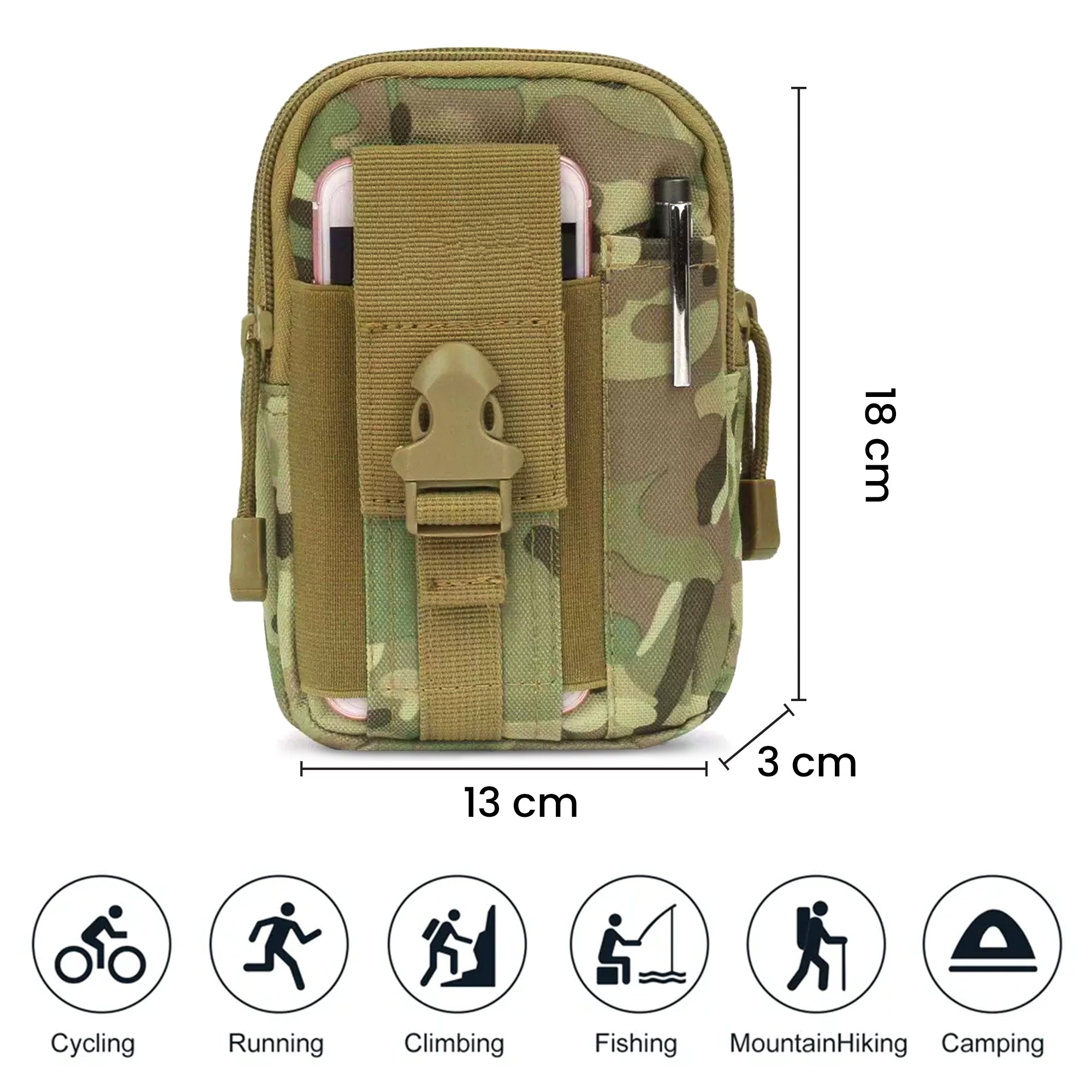 Portable Sports Bag Army Style