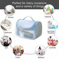 Thumbnail for Travel Makeup, Cosmetics, Toiletries Organizer Bag