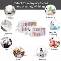 Thumbnail for Travel Makeup Pouch Set Toiletries Bag Cosmetic Organizer Pouch