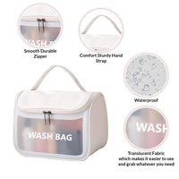 Thumbnail for Travel Makeup, Cosmetics, Toiletries Organizer Bag