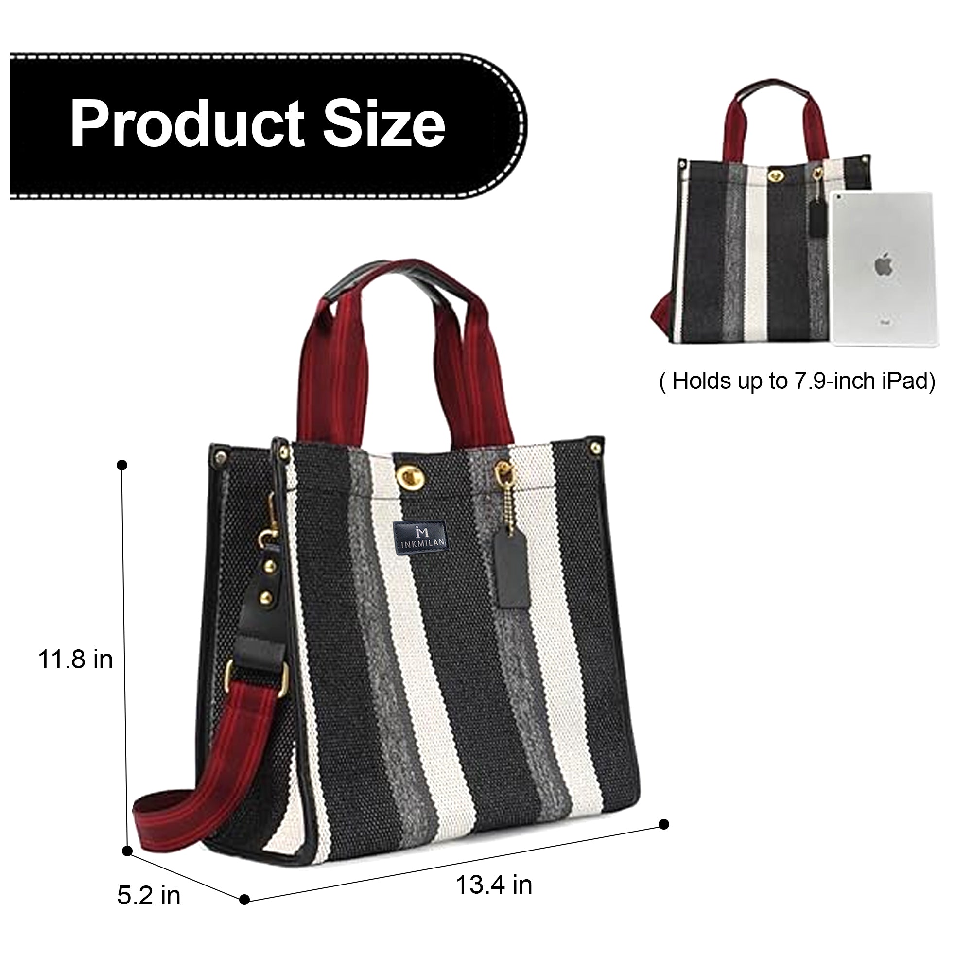 Charm Tote Bag (Free Toiletry Pouch)