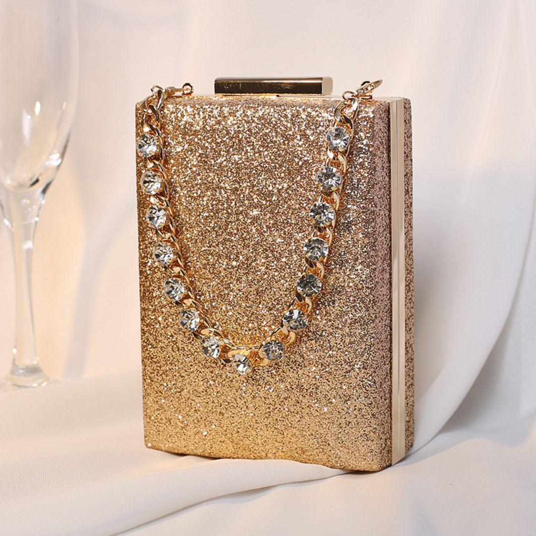 Purse with online diamonds