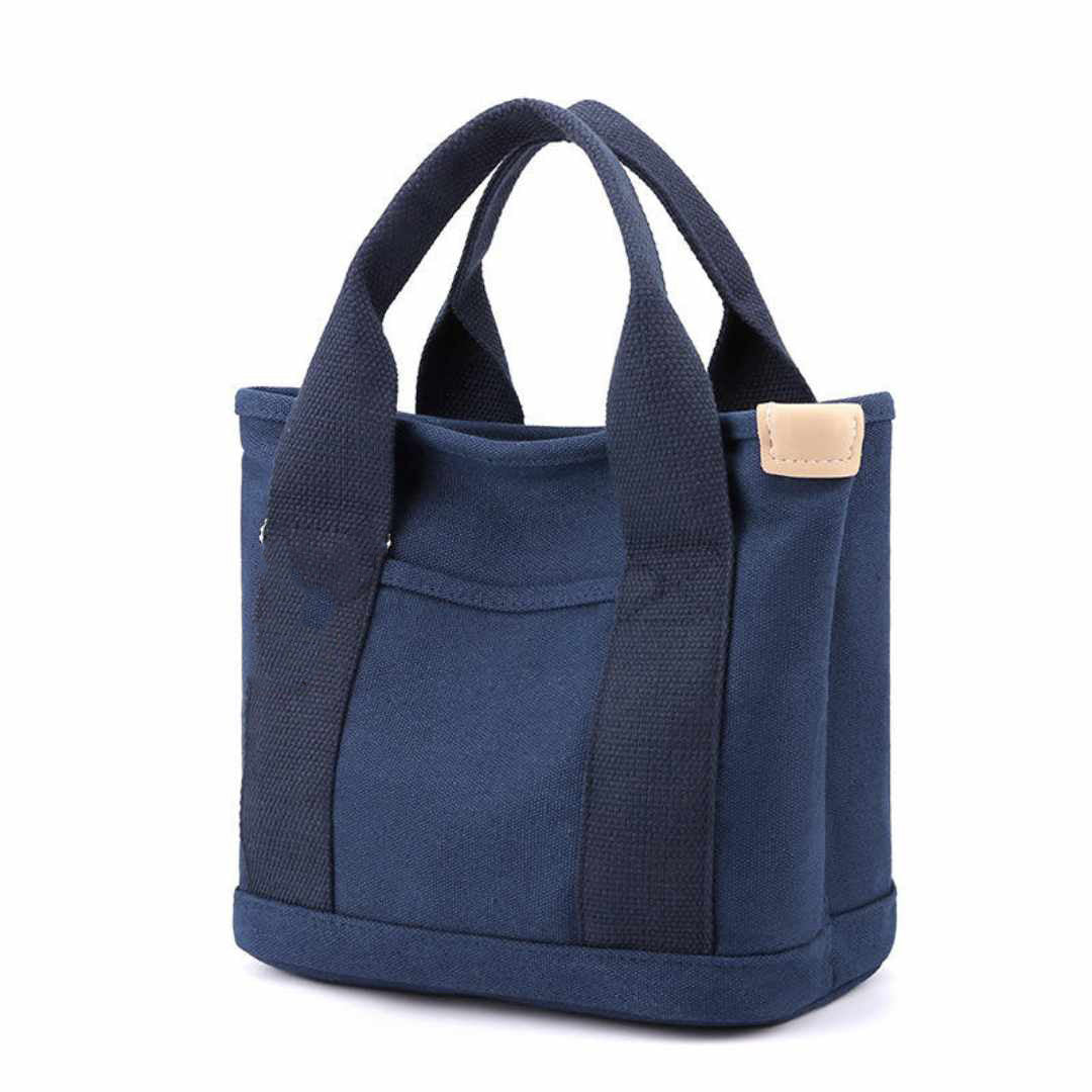 Ever Eco Organic Canvas Tote Bag with Pockets