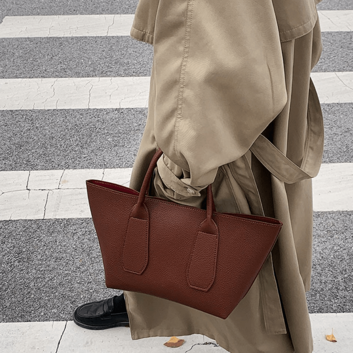 Leather Tote - INKMILAN