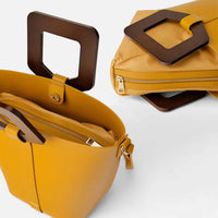 Thumbnail for Summer Wooden Handle Handbag